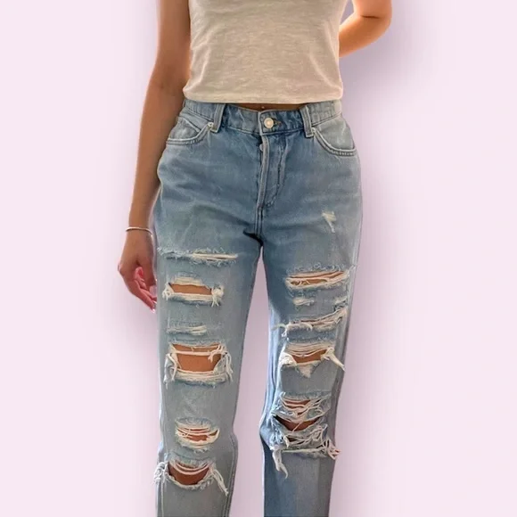 H&M Jeans Hm Low Waist Boyfriend Jeans Poshmark